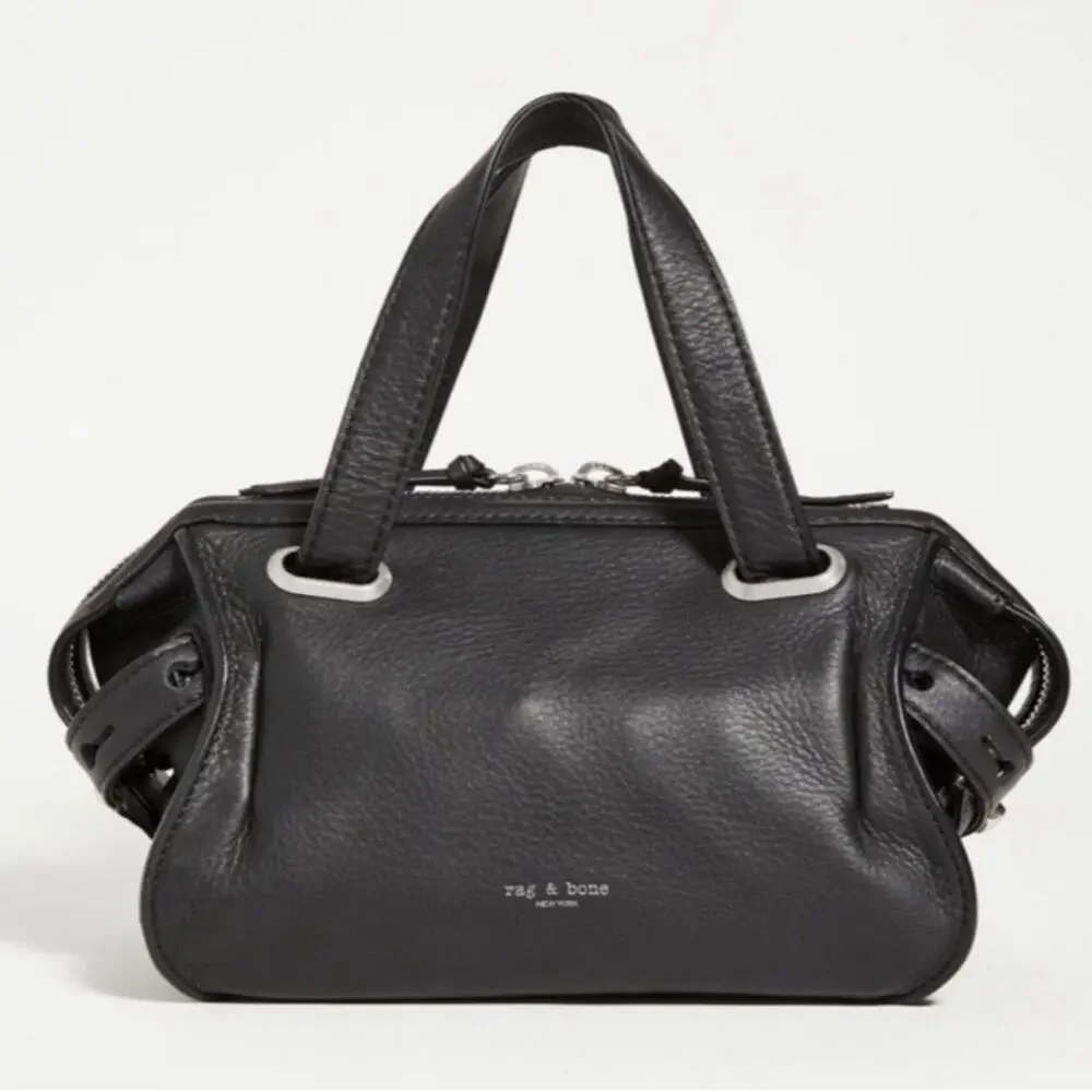 rag & bone saga sachel bag in black rare style discontinued clean classic